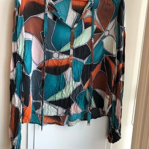 diane von furstenberg silk blouse